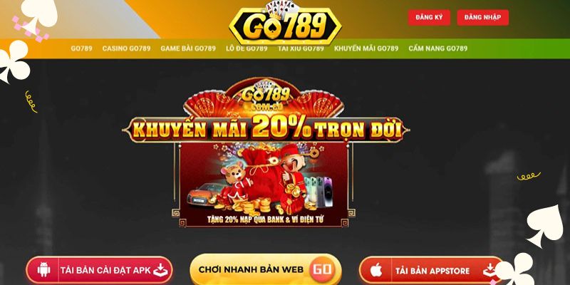 Các bước nhận khuyến mãi tại Go789